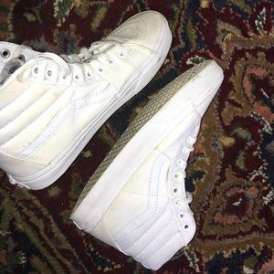 White high top vans